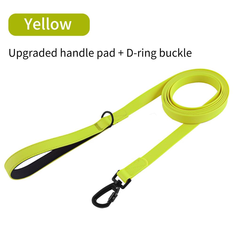 Vattentätt hundkoppel, 3M/5M/10M/15M/20M/30M Hundpromenadkoppel för utomhusbruk, Slitstark PVC långlina spårningslina med vadderat handtag
