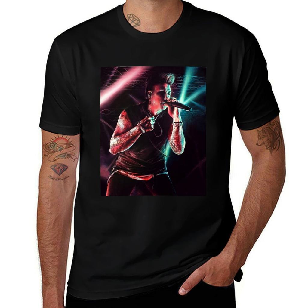 Jacoby Shaddix Papa Roach Fan Art Panicgraphics Tshirt Casual Basic Street Style Tshirt