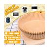 Air Fryer 100 Pcs Round Paper Liners Disposable for 5 To 8 Qt Basket, 7.9 Inch Non-Stick Oil-Proof Parchment Paper