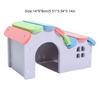 Castle House Viewing Ladder Small Hideout Hamster Layers Hut Waterproof Colorful Nest Case Playing Activity for Pets