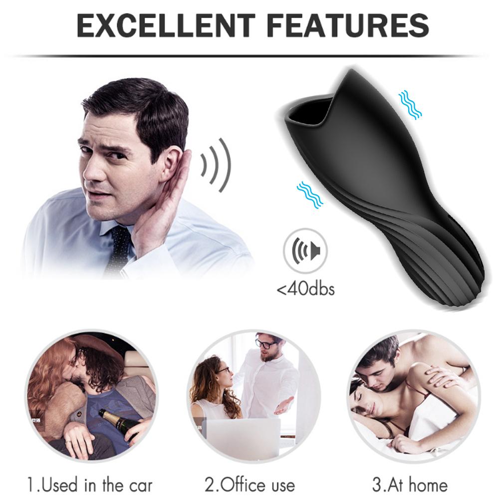 Male Masturbator Penis Massage Vibrator for Men Dick Stimulator  Massage Waterproof Adult Sex Toy for Men