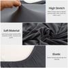 Waterproof Sofa Cushion Covers Non-Slip Silky Sofa Seat Covers Furniture Protector Soft Stretch Sofa Cover For Living Room El