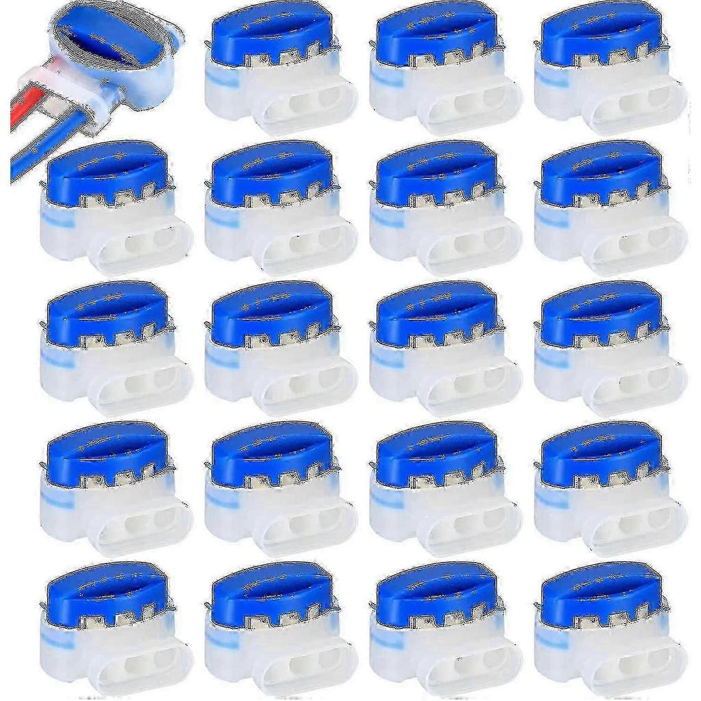 20 Pieces Resin Filled Cable Connectors For Automower Robot Lawnmower
