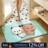 Soft Absorbent Non-Slip Rug Cute Bear Floor Mat Home Decor Doormat Bedroom Floor Mat Shower Carpet