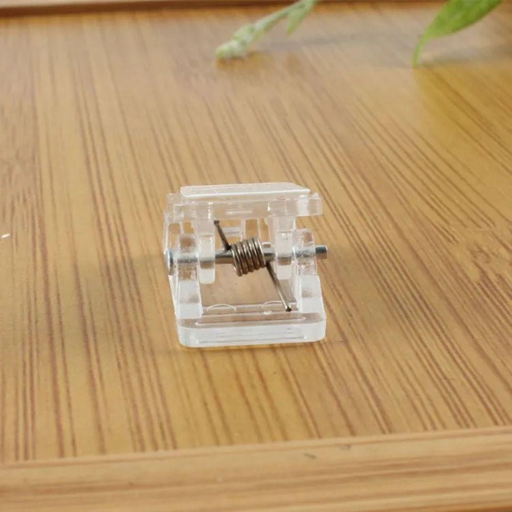 10pcs Plastic Wall Clips Small Spring Clips Self-Adhesive Clips  Poster Paper