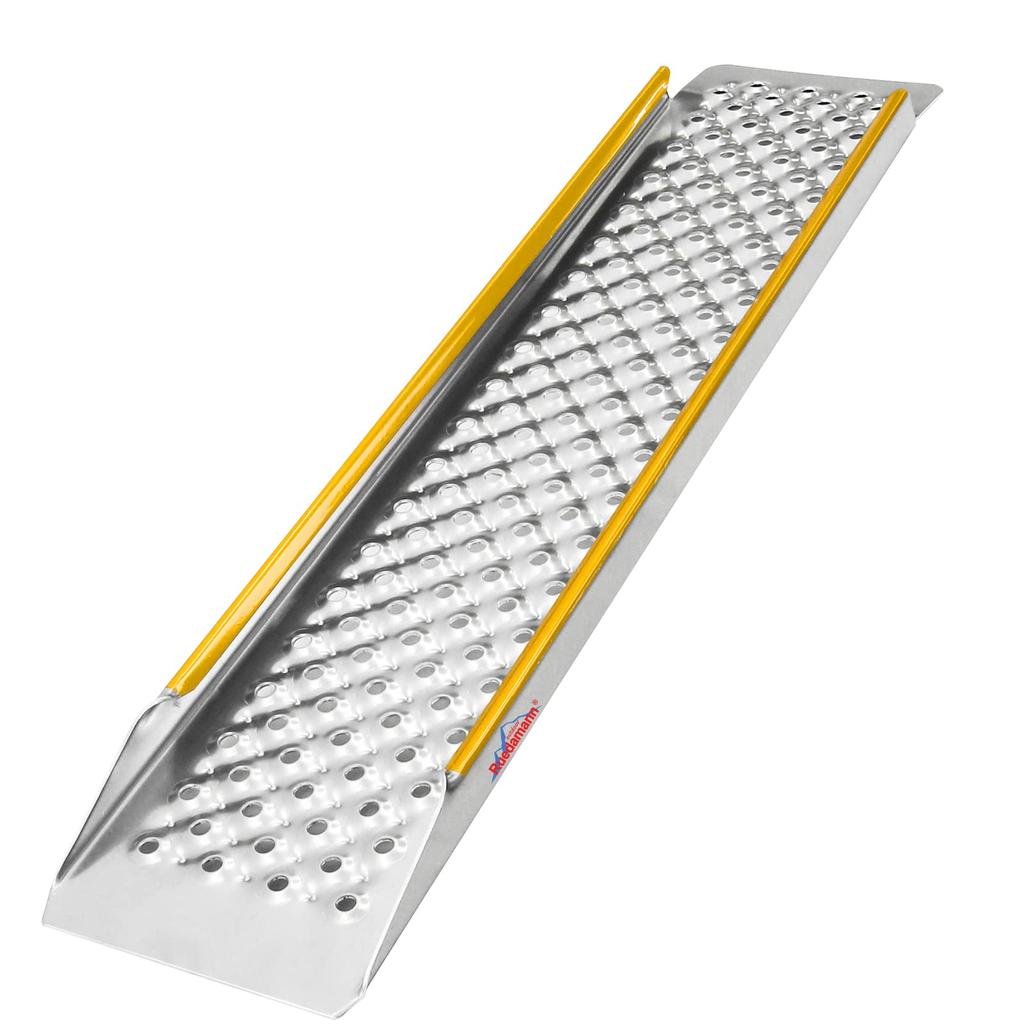 Ruedamann Bike 100cm 300kg Load Lightweight Aluminum Ladder Rails with for Lawn and Farm in and for Loading Light Trucks Ladder, Long, Capacity,