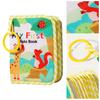 Baby Photo Album Fabric Memory Book Soft Cloth Scrapbook Interactive Sensory Toy for Newborn