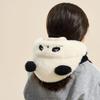 Small Bear Plush Mask Hat Trendy Children Pullover Cap Kids Woolen Hat  for 4-10Years Old