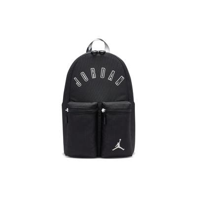 Logo Storage Zipper Pocket Comfortable Spacious Polyester Backpack Men Backpack Black FV2865-010