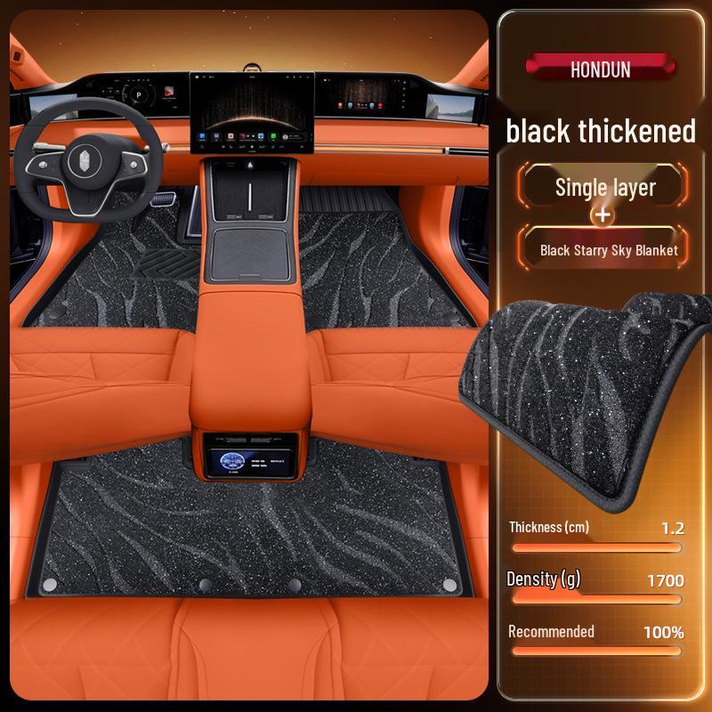 2026 Hongqi S9 TPE Floor Mats: Full Set Interior Carpet for Five Seats