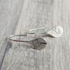 Nature-inspired Dandelions Earrings Simple Geometric Silver Color Hook Drops Dangle Earrings For Woman