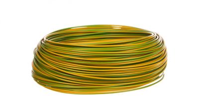 Installation Cable H05V-K 0.5 Yellow-Green 29082 /100M/