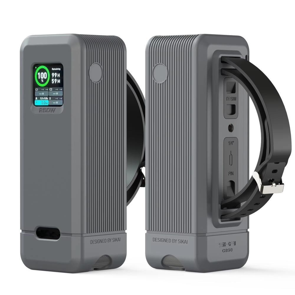 Soft Protective Case Shockproof Carrying Case Silicone Case for Anker Prime 200W/250W Power Bank