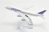 TANG DYNASTY 16cm Air France Boeing B747 Alloy Airplane Model Toy 1/400
