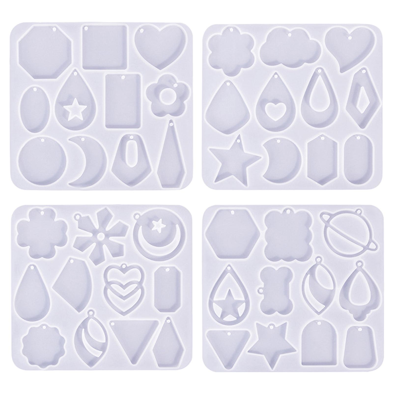 

Геометрическая серьга кулон силиконовая форма эпоксидная смола форма инструмент для изготовления ювелирных изделий ожерелье брелок ремесло 1SET