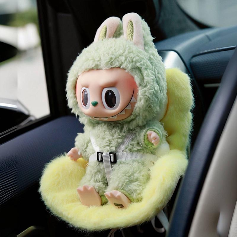 Suitable For 17 Cm Cute Lab Cloth Pendant Car Safety Seat Car Air Outlet Decoration Car Interior Decoration Aromatherapy