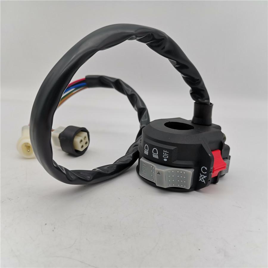 Handlebar Light Switch Hi/Low/On/Off For YAMAHA Moto 4 Warrior 350 YFM250 350