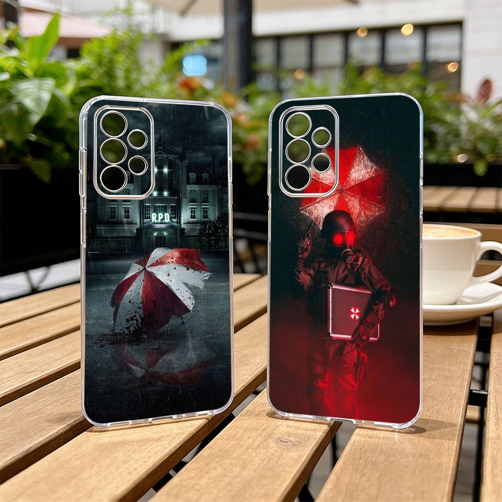 Resident Evil GAME Phone Case For Samsung S25,S24,S21,S22,S23,S30,Ultra,S20,Plus,Fe Transparent Cover