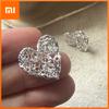 925 Sterling Silver Vintage Earrings For Women Trendy Simple Retro Heart Shape Earring Jewelry Prevent Allergy Party Accessories