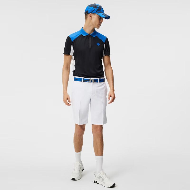 

J.Lindeberg Men s Golf Color Block Mesh T-Shirt S
