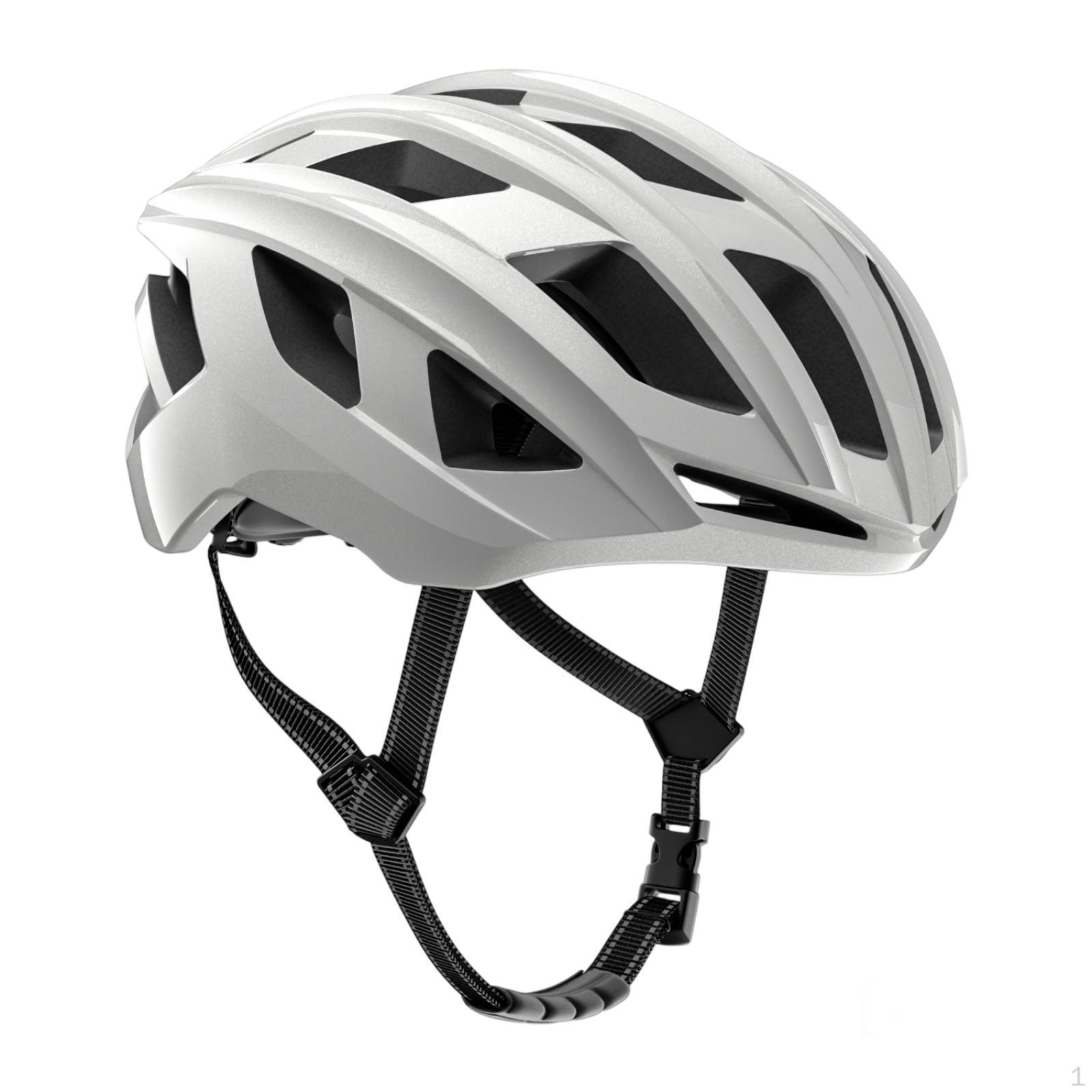 

Bike Helmet Bicycle Cycling Accessories Portable for Road Bikes Outdoor Sports White L