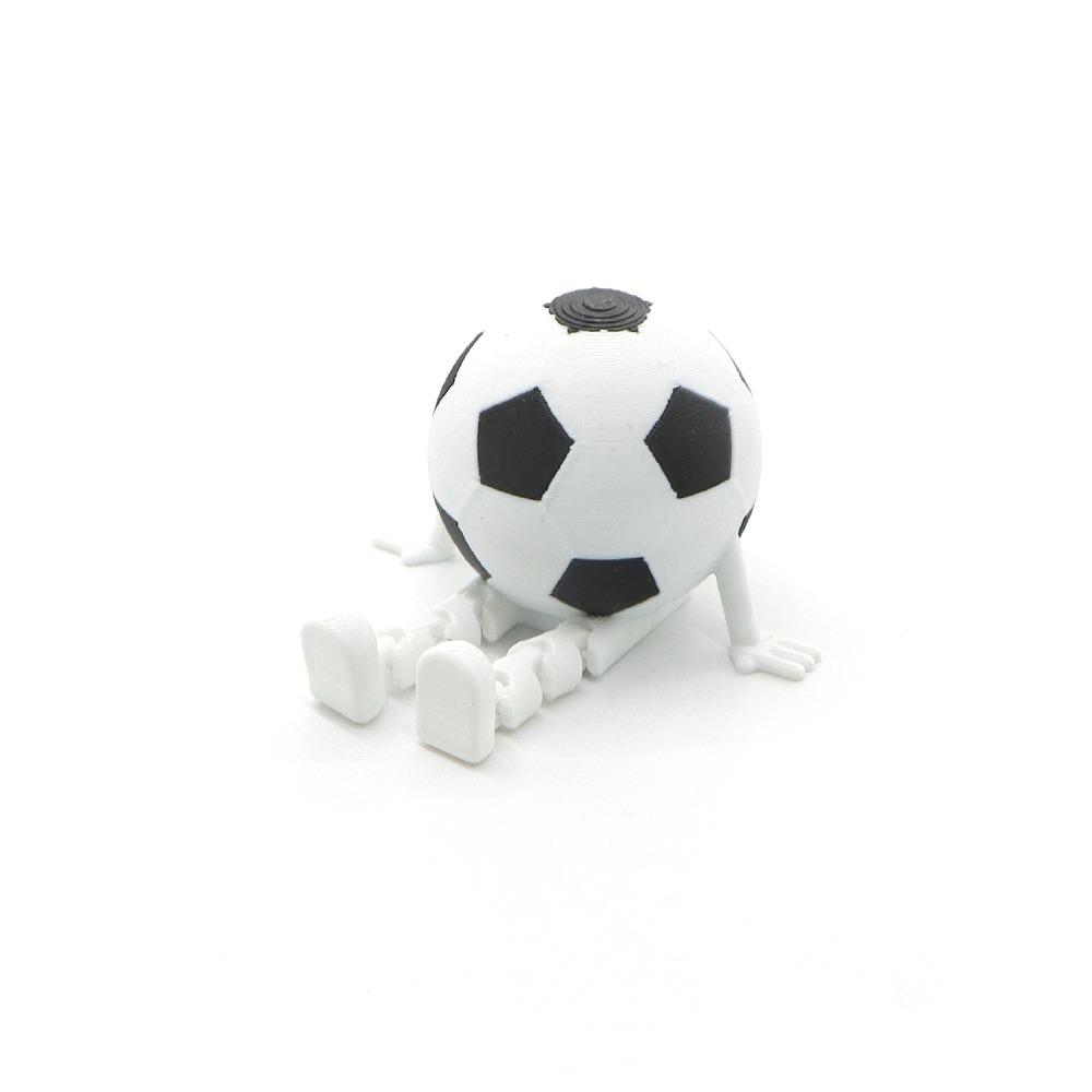 Collection Series 3D Printed Soccor Funny Design Sports Ball Figurine  Gifts
