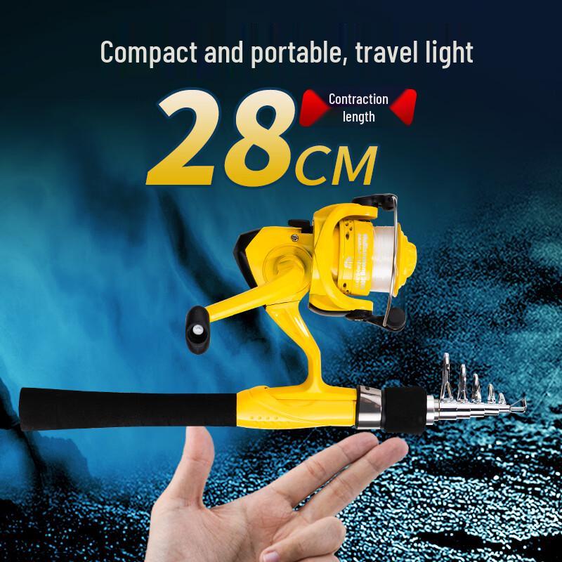 Portable Mini Sea Fishing Rod Set