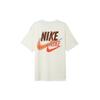 Nike Letter Print Crew Neck Straight T-Shirt Men Tops White DO6368-133