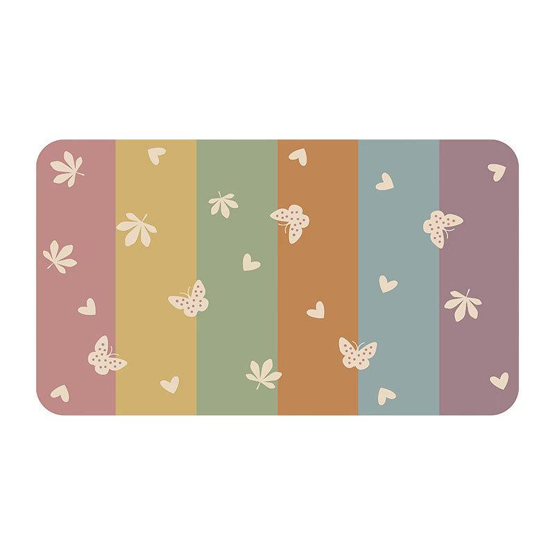 

Пасхальный льняной коврик Нескользящий кухонный впитывающий ковер Ванная комната Коврик для двери Коврик для двери Коврик для двери 40 * 70cm [anti-fouling and wear-resistant]