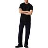 Plain Knit Comfortable Round Neck Short Sleeve T-Shirt Men Tops Black J30J326683-BEH