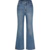 Annakou Women's Modern Retro Washed Slim Flared Jeans
