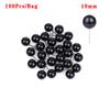 100Pcs Glass Eyes 4/5/8/10 Mm Needle Felting Teddy Bears Dolls Animals Black Eyes for DIY Hand Made Toy Doll Accessories
