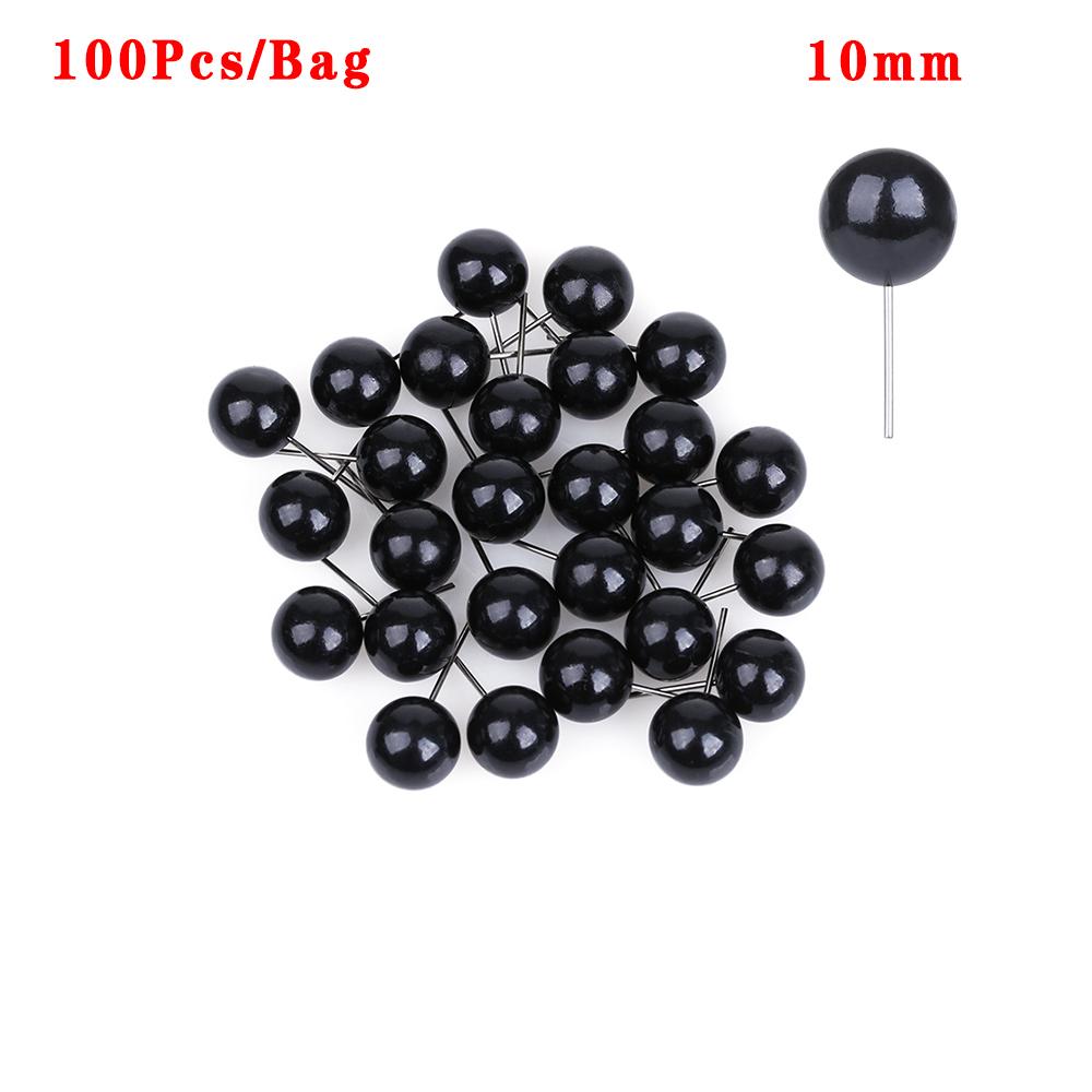 100Pcs Glass Eyes 4/5/8/10 Mm Needle Felting Teddy Bears Dolls Animals Black Eyes for DIY Hand Made Toy Doll Accessories