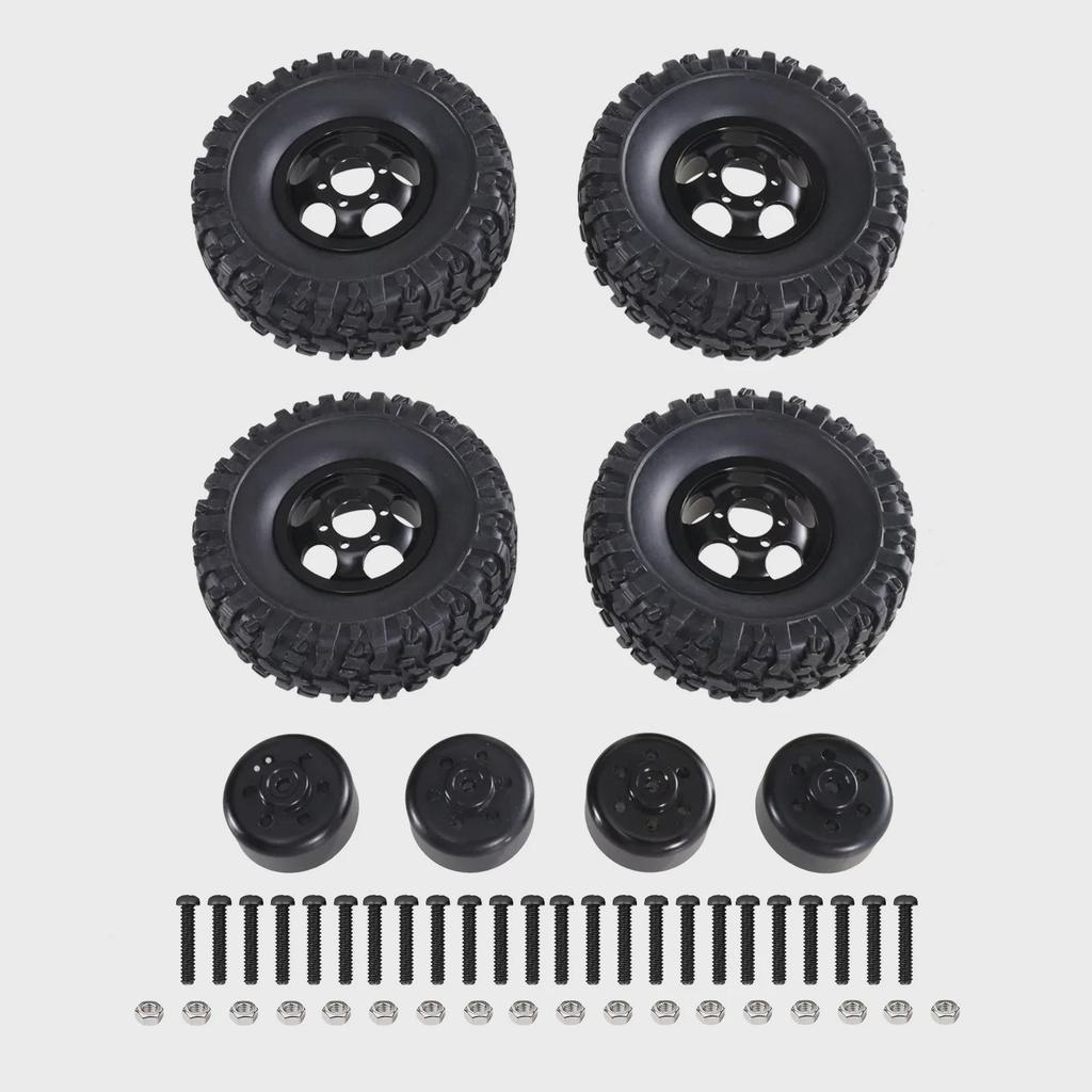 Naughty Dragon 1/12 MN82 LC79 MN78 RC Car Metal Upgrade Wheel and Tire Accessories