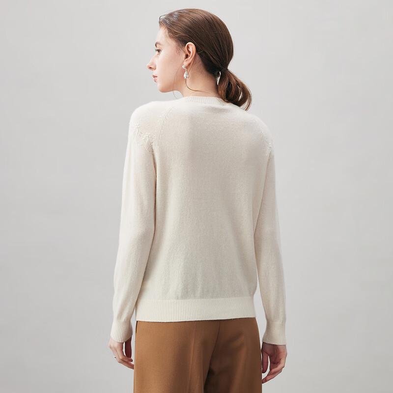 Komeng Boca Women's Embroidered Cashmere Sweater