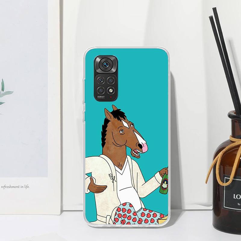 Cartoon B-BoJack Horsemans Phone Case For Xiaomi Redmi Note 15 13 14S 14 Pro Plus 12S 11S 10S 12 11E 10 11T Art Fundas Back Cove
