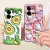 For Xiaomi Redmi 15C 4G Case Cute Couple Flower Cartoon Cover Phone Case For Xiaomi Redmi 15C Redmi15C 4G 5G Back Cover Capa