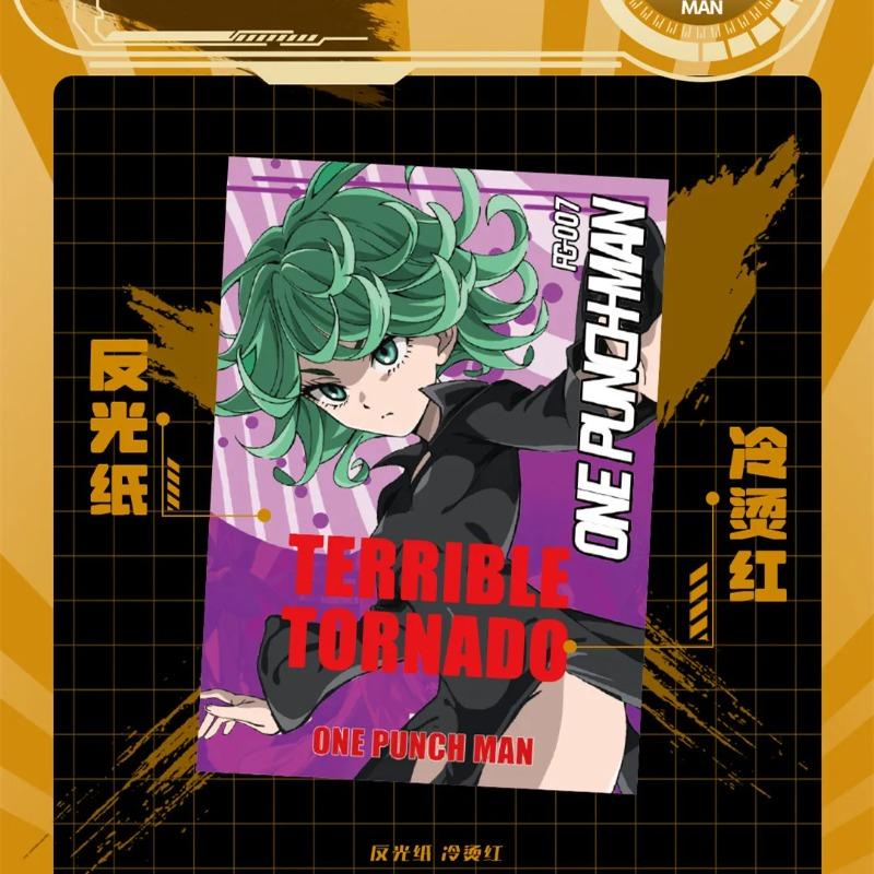 KATA One Punch Man Card Namebook Serious Version SJF Saitama Genos Anime Battle Collection Cards Kids Birthday Gifts