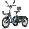 Bicicleta Eléctrica Fafrees F20 Mate Motor de 250W Frenos de Disco Doble Neumático de Aire 20"x2.5" Plegable E-Bike de Carga Pantalla LCD 48V 21Ah Carga Máxima 180Kg