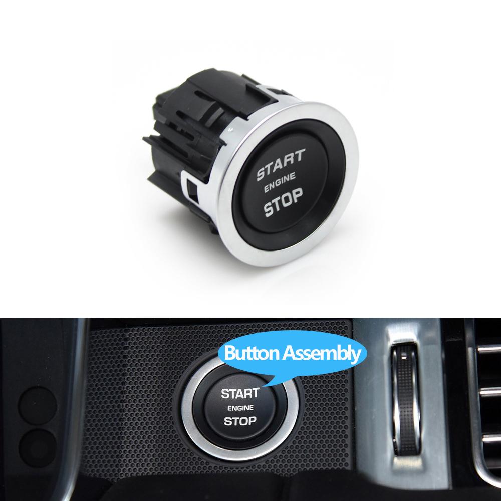 Original Black Car Start Stop Engine Button Ignition Switch Cover For Landrover Range Rover Sport EVOQUE Discovery LR094038
