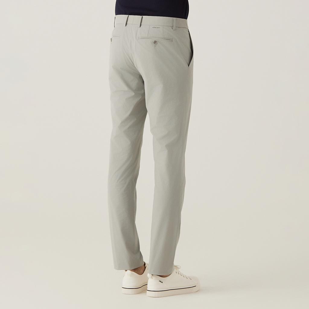 FERRAROMILANO Cotton Blend Stretch Chino Pants L/Grey (Amsfbpc20132)
