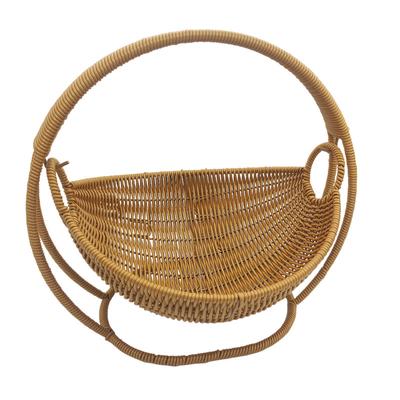 Creative Woven Fruit Basket Decorative Storage Suitable for Fresh Fruit, Ideal for Kitchen Countertops or Table Displays
