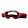Arete WABI Clear Goggles, Lens, White/Red, 14980-RBR