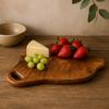 Teak Chopping Board, 30cm Hand Carved