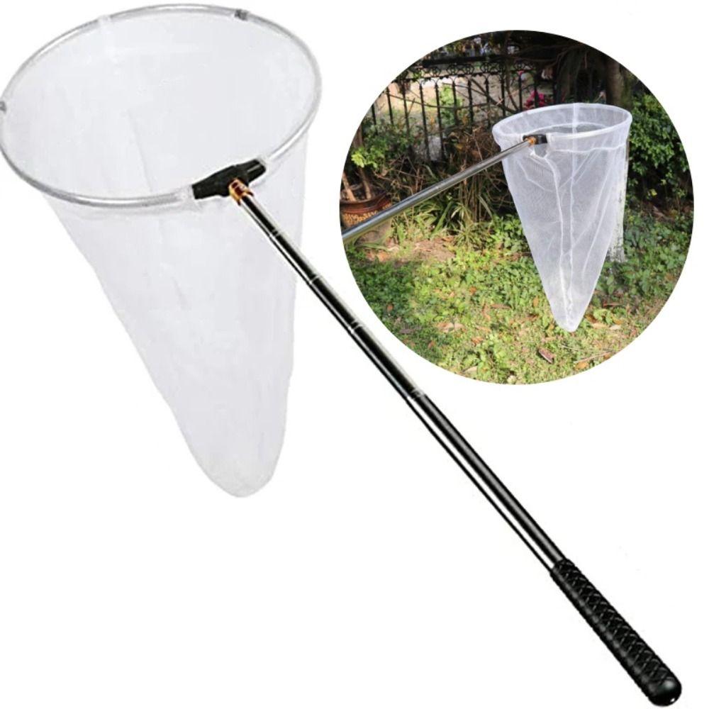Extendable Telescopic Insect Net Stainless Steel Fishing Mesh Net  Outdoor Garden