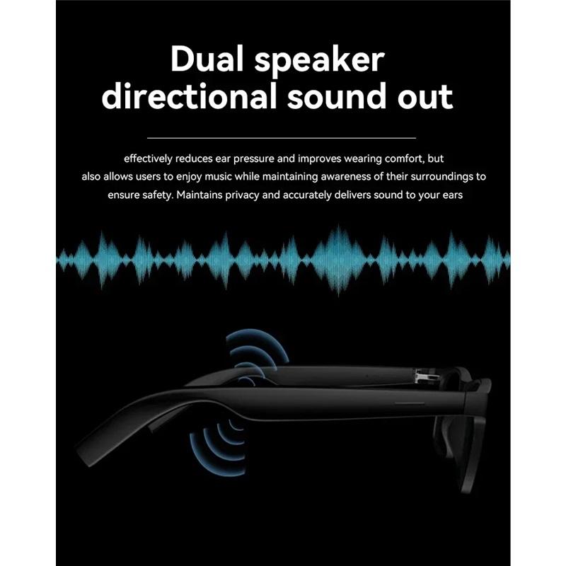 2026 New AI Smart Glasses 8K Touch Control Photo Video Recording Translator Voice Assistant Wireless Bluetooth Sunglasses