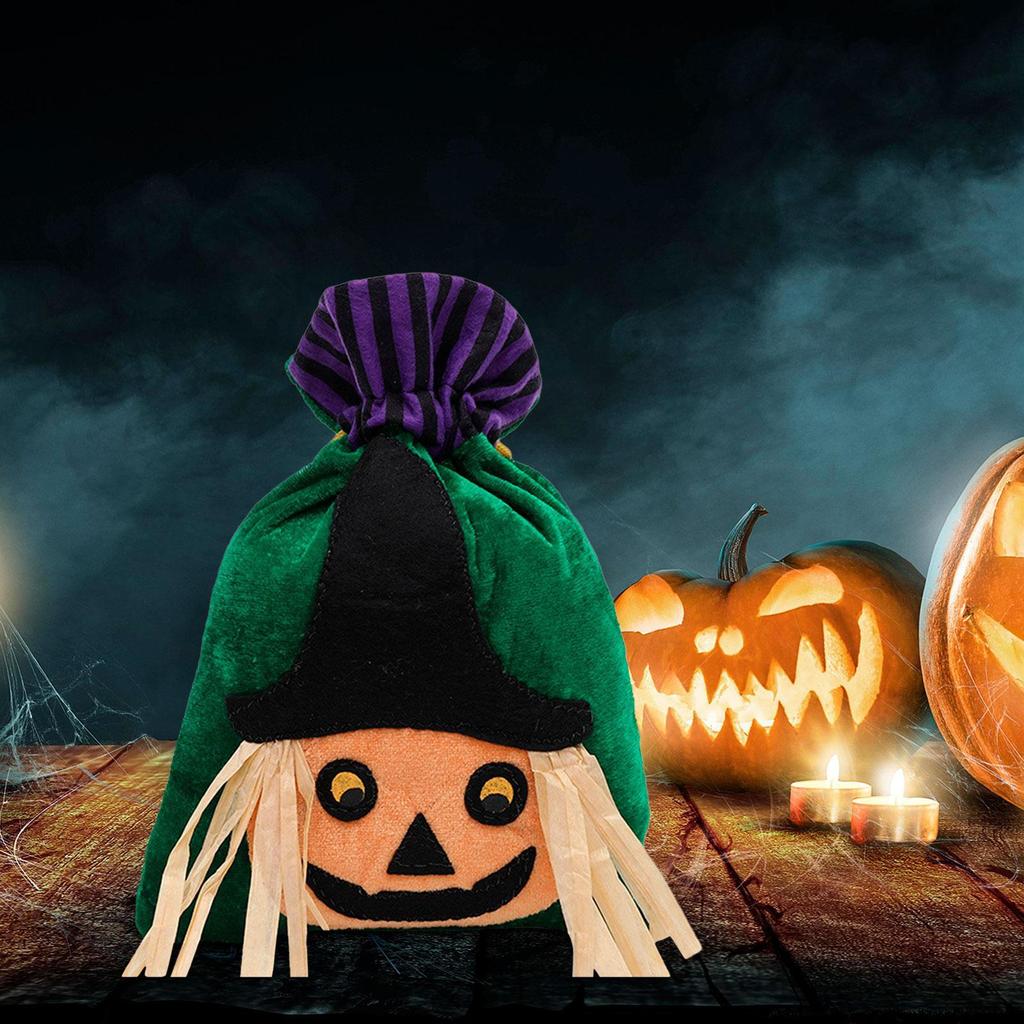 Halloween Candy Bag with Drawstring for Gifts And Party Favors