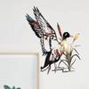 1pc Hand Painted Duck Metal Wall Art, 10 Inch Hanging Decor for Home Kitchen Restaurant, Door Sign, Housewarming Gift