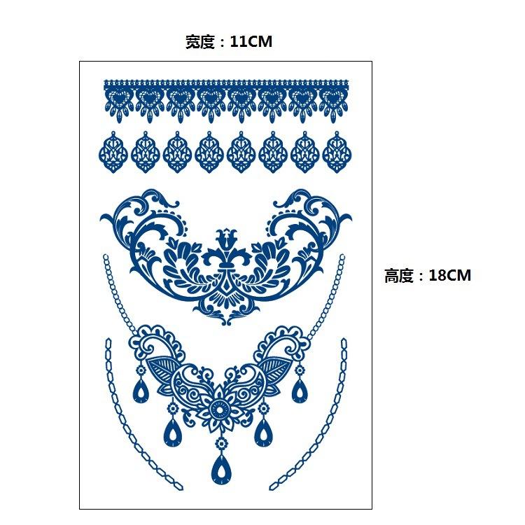 Semipermanent Herbal Tattoo Xinyao Antirubbing Sticker Gradual Change Internet Celebrity Waterproof For 15 Days Without Fading Sticker