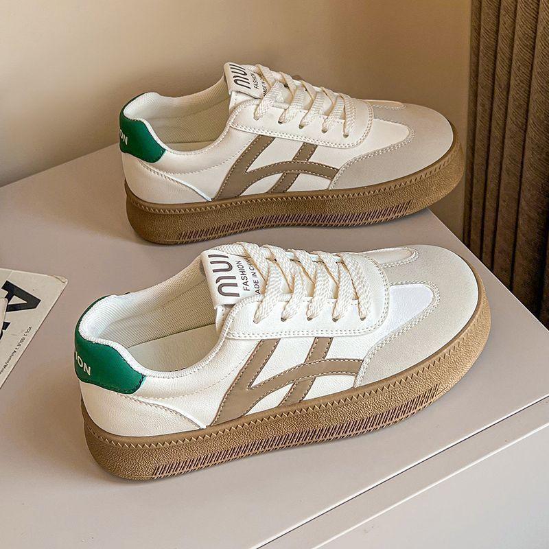 Summer new board shoes student casual retro small size platform sneakers